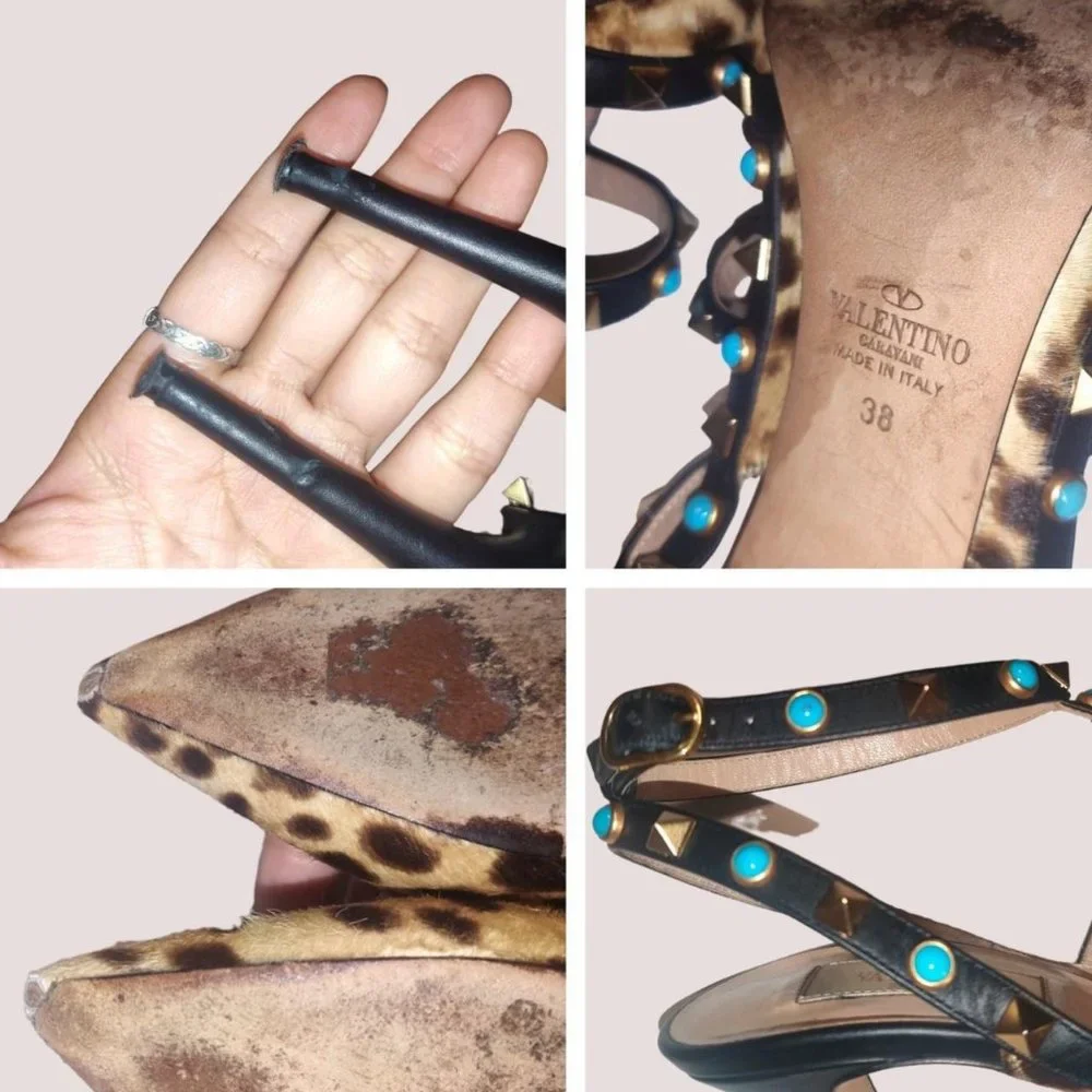 Valentino Garavani Rockstud Leopard Stilettos !!! - Picture 11 of 11